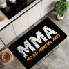 MMA-Thema Dicke Bodenmatte, Kräftiges Sportdesign Rutschfester Teppich, Langlebige Dekorative Matte für Fitnessstudio und Zuhause