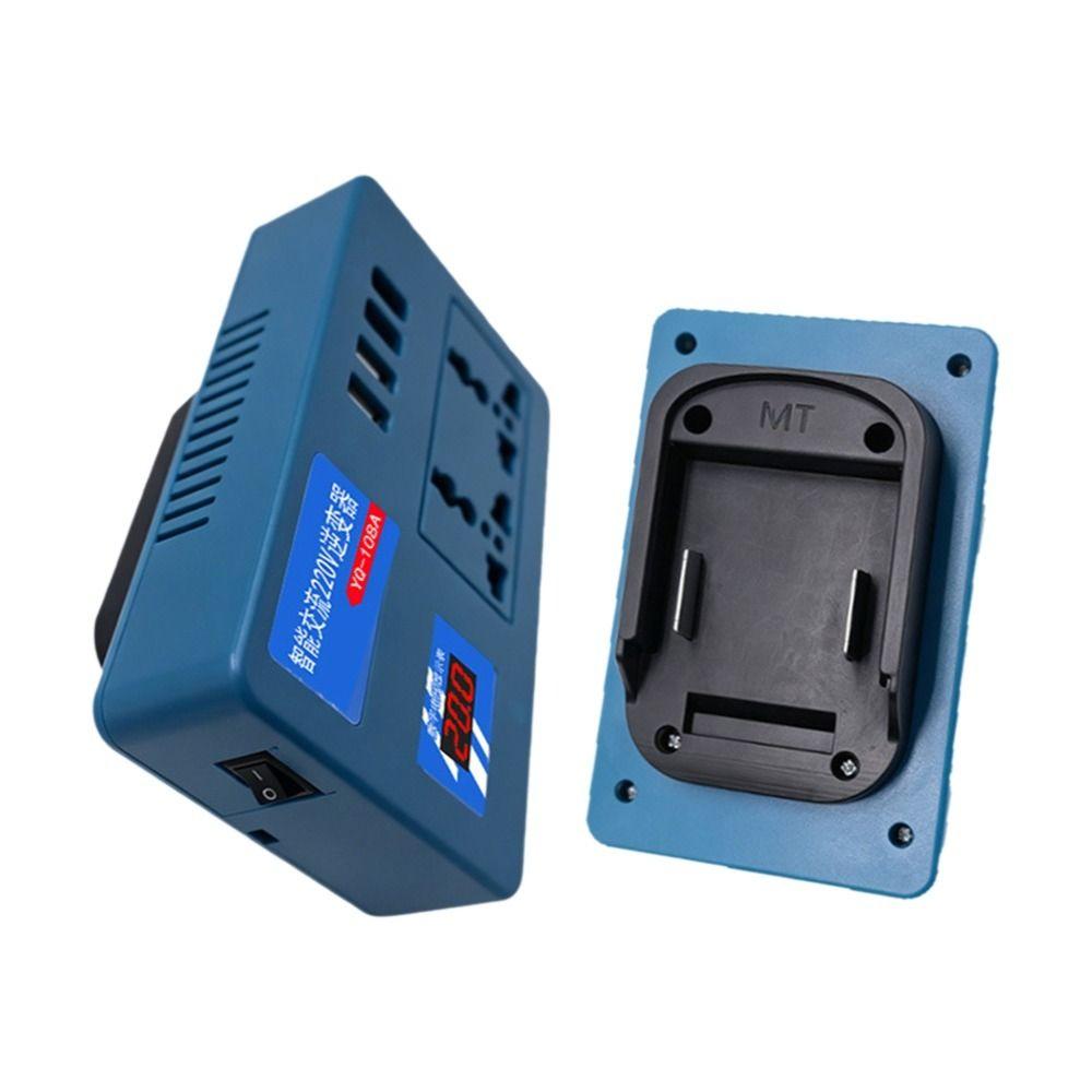 DC 21V To AC 180V-220V 120W Portable Power Inverter Smart Transformer for Makita 18V Battery