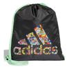 Adidas Polyester Drawstring Bag, Gym Bag, Sports Bag, Backpack Regular Unisex Black Adidas GF0259