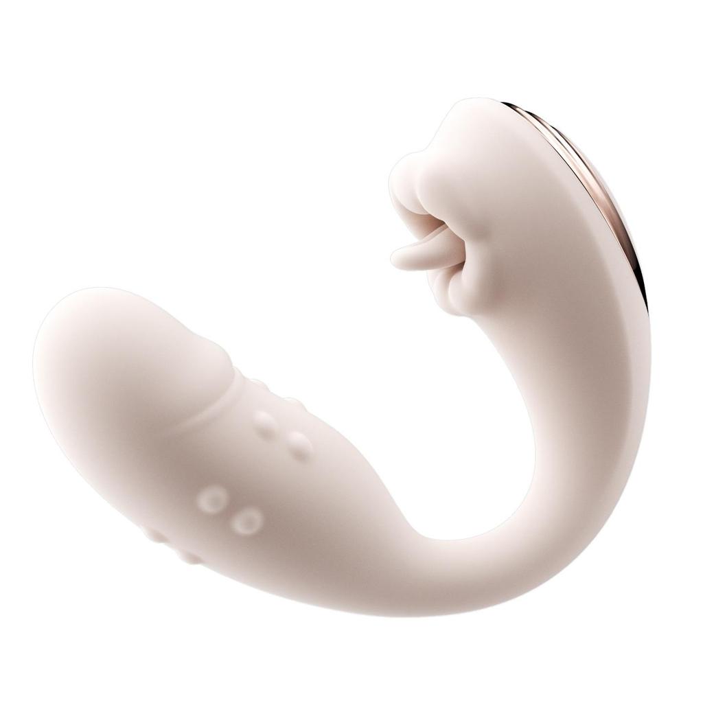 Laolusi Clitoral Stimulator: Crispy Tongue-Licking Vibrator for Women's Pleasure