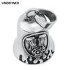 Skull Eagle Motorcycle Bell Stainlesss Steel Cool Biker Guard Bell for Harley Indian Chief Dyna Softail Fatboy Bobber Universal