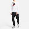 Nike Sportswear Futura Icon Logo Print Casual Crew Neck Long Sleeve T-Shirt Men Tops White CI6292-102