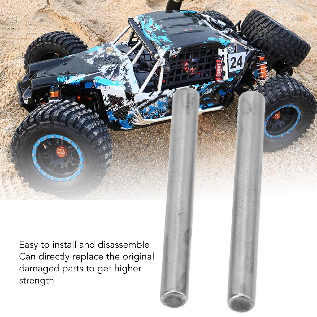 2 Stück RC Vorderer oberer Querlenker Steckbolzen Stahl RC Auto Aufhängungsstifte für ZD Racing EX 07 1/7 RC Auto
