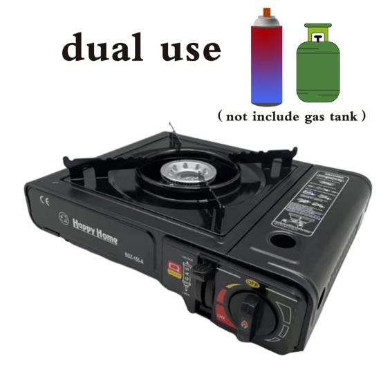 Camping Stove Automatic Ignition Large Firepower Windproof Energy Saving Alloy Dual-use Portable Gas Stove Camping Supply