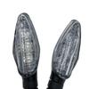 2 Pcs Motorcycle Turn Signal Light Super Bright Amber Blinker Indicator Waterproof Motorcycle Running Lamp Flashers Lighting