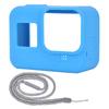   Silicone Anti Fall Protective Cover Case Accessory for    8 Action Camera(white )