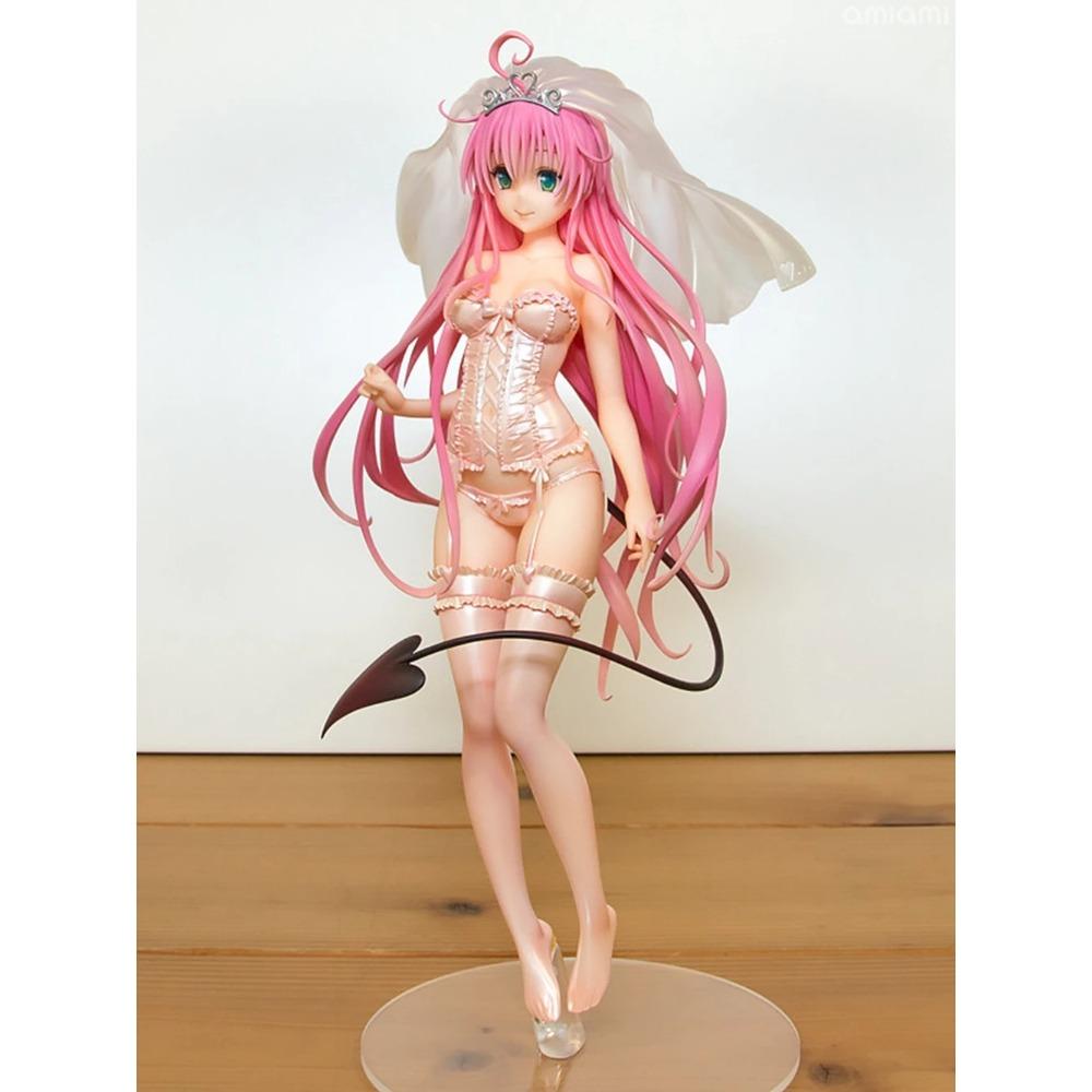26.5CM Anime To LOVEru Darkness Lala Satalin Deviluke Figure 1/6 Wedding Ver Model Toy Doll Action Figure PVC