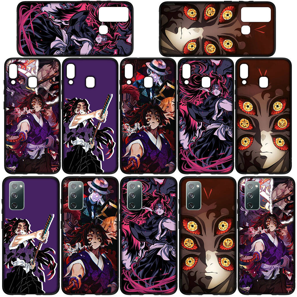 Cover for iPhone 17 16 15 Xiaomi Poco Redmi Note 14 13 12 11 Pro 16e Samsung Galaxy S25 S24 S23 OPPO Huawei Cartoon Demon Slayer Kokushibo Phone Case