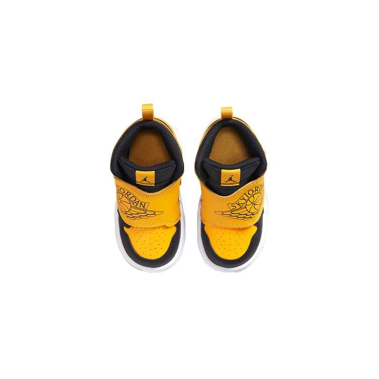Air Jordan Sky Jordan 1 TD Black University Gold BQ7196-035