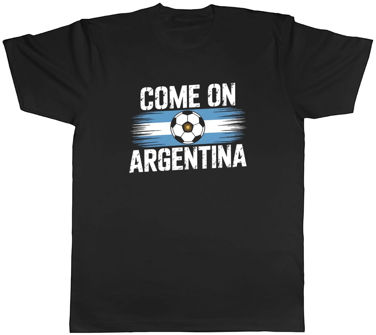 Come on Argentina Supporter Football Fan Mens T-Shirt Tee Gift Top XXXL