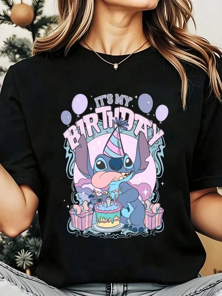TShirt Funny Stitch Birthday Cake Party Balloons Unisex 6 S