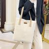 Women's Tote Bag Large Capacity Canvas Hand-held Shoulder Bag  Handbag Convenient Underarm Pouch Class Commuter Bag