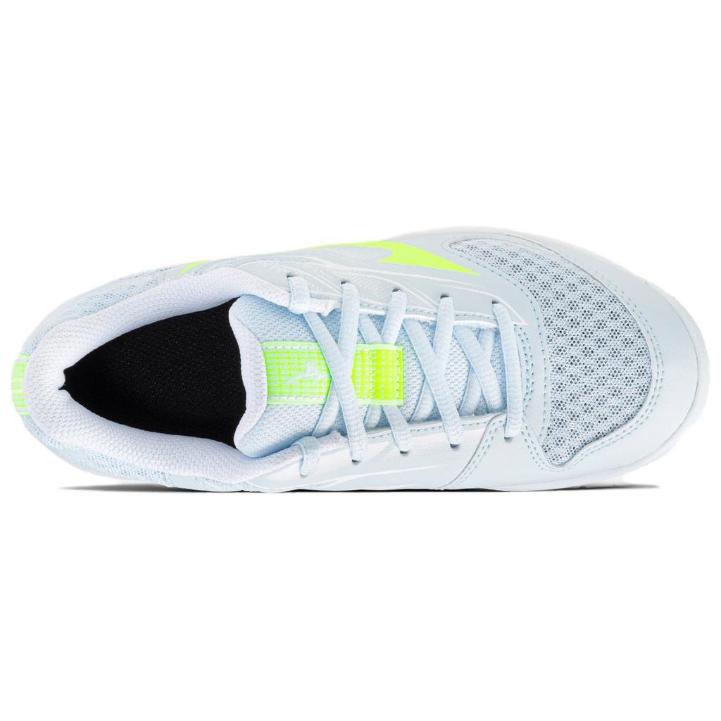 Mizuno Break Shot 5 Jr. Ac Comfortable Fit Low-Top Tennis Shoes Unisex sneaker Light-Blue Yellow 61GA255522