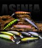 Green Ball 111mm, 15g Long-Cast Sinking Minnow: Rattling Hard Bait for Bass, Pike, Perch - Free Shipping