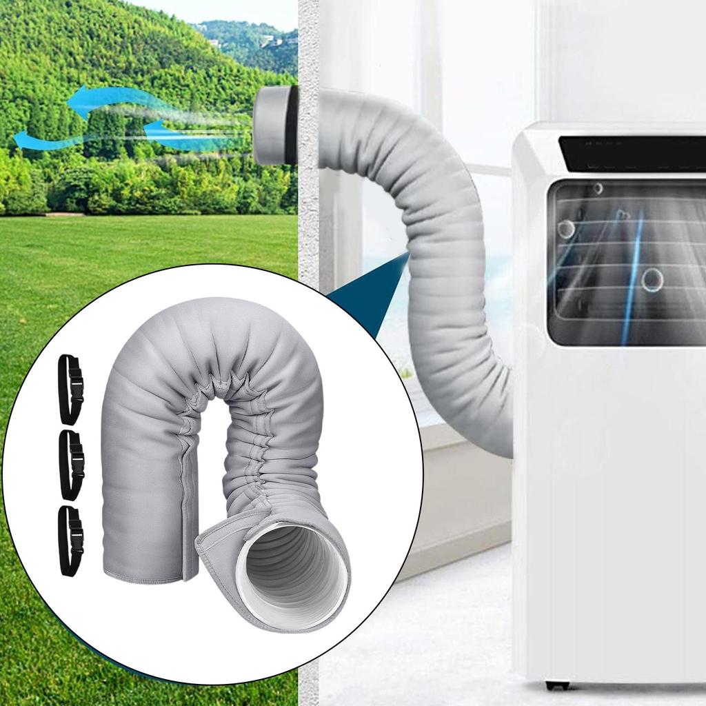 AC Hose Insulation Wrap Insulated Sleeve for Air Conditioner Hose Exhaust Tube Accessories Versatile Duct Vent Cover for Hotel