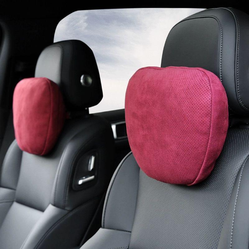 Nick Car Headrest Lumbar & Neck Support Pillow for Maybach S-Class, Mercedes, Tesla & AITO