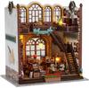 Habarri Dollhouse Miniature House Bookshop Hogwarts School of Witchcraft and Wizardry