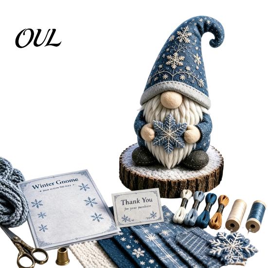 Kit Fai da Te Bambola Animali Marini Patchwork, Set da Cucito Gnomo Fatto a Mano per Decorazione Casa, Artigianato Drago Cartone Animato Tessuto Principiante