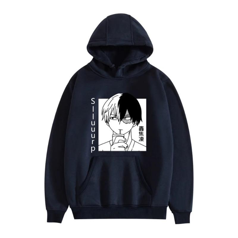 Unisex Anime Hoodie MHA Bakugou Katsuki Autumn Winter Fashion Hoodie Cospay Costume Pullover Oversize Sweatshirt Sweatshirt
