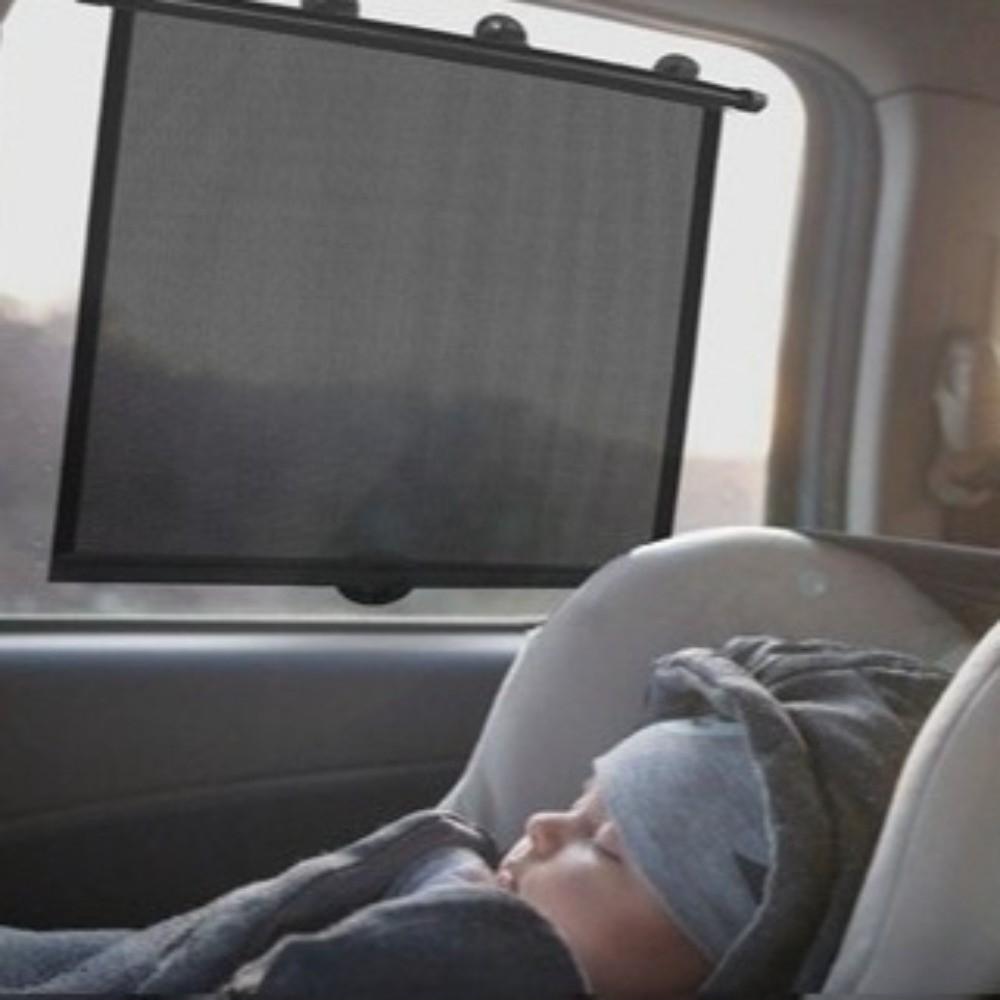 Universal UV Blocking Window Visor Glare Reduction Sturdy Retractable Sunshade  Side Window