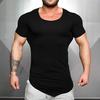 New Men'S Polo Shirt Made Of Pure Cotton With Dropped Shoulders High-Quality Loose Fit For Fitness Versatile For Daily Exercise Short Sleeved Casual
