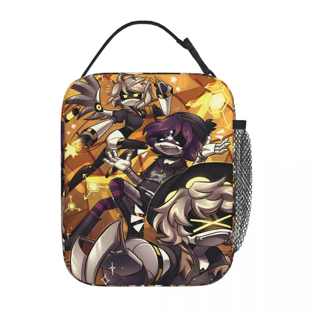 New Murder Drones Cartoon Lunch Bag For Unisex Lunch Box Casual Work Cooler Bag Portable Waterproof Thermal Tote Handbags