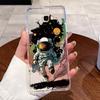 Für Samsung Galaxy J4 Plus Hülle SM-J415F Ästhetisch Niedliche Katze Astronaut Transparent Handyhülle Für Samsung J4Prime 2018 Rückseite