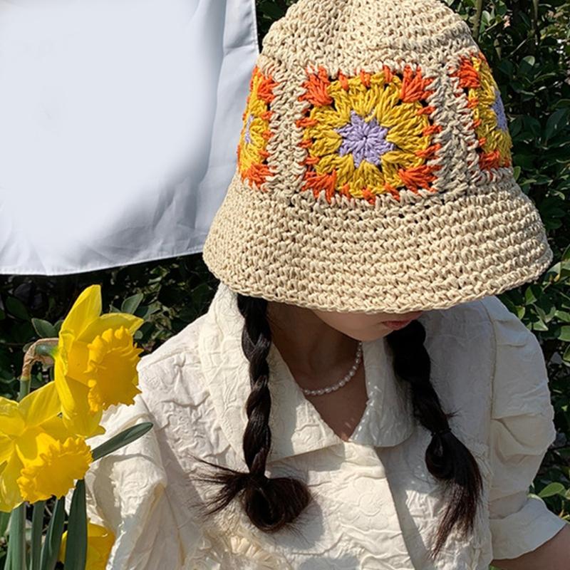 Summer Women Hats Wide Brim Sunscreen Fisherman Hat Supplies Lovely Bucket Hat