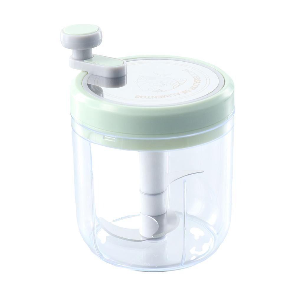 Green Food Processor Kitchen Gadgets 200ml/400ml Vegetable Chopper Blender Stainless Steel Blades Manual Pull Food Chopper