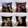 Hot Famous Singer JJustin BBieber Doublesided Print Pillow Case Pattern Printed Pillowcase For Living Room Sofa Cushion Cover