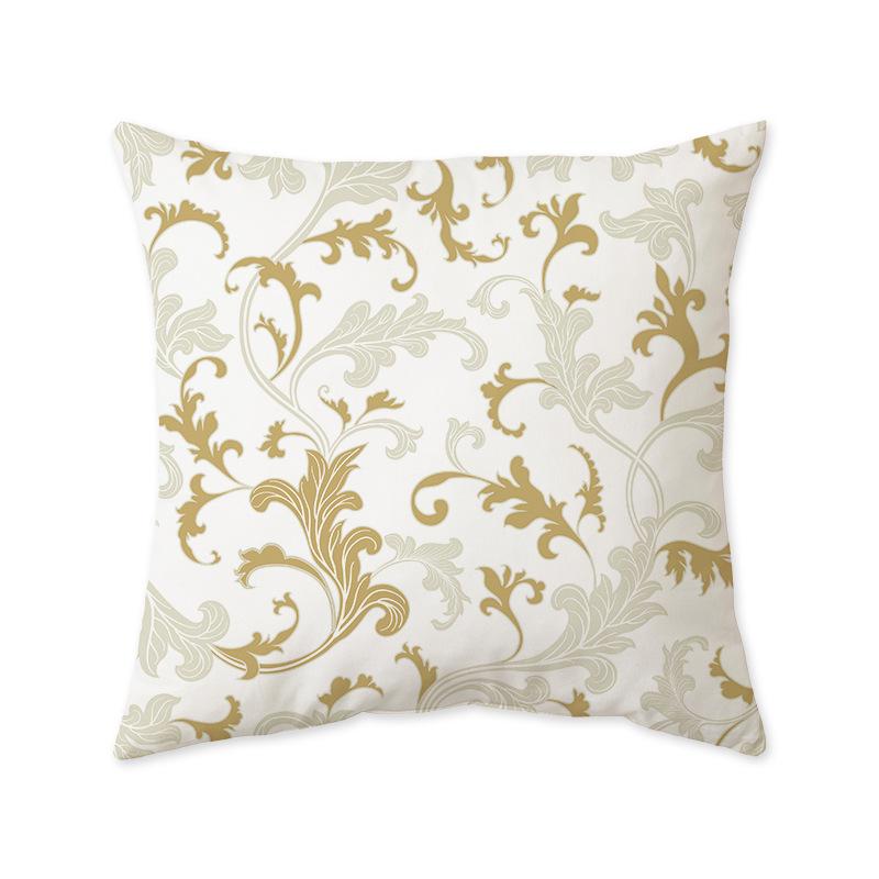 Nordic Geometric Ultra-Soft Cushion Cover, Retro Indian Light Luxury Sofa & Bedroom Lumbar Pillow