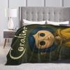 Coralines Flannel Blankets Winter  Warm Bedding Throws for Girls Boys Living Room Funny Bedspread Sofa Bed Cover