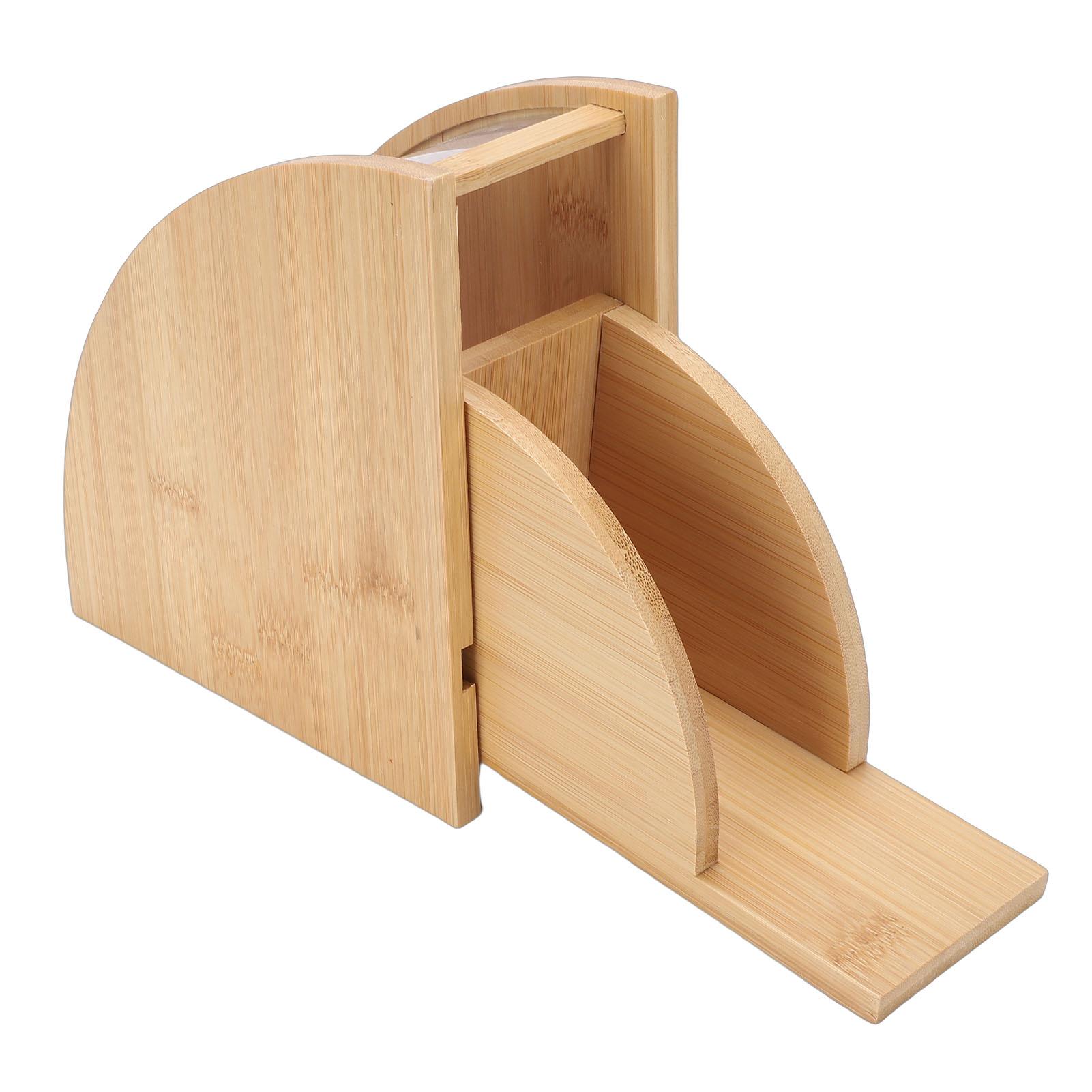 

Coffee Filter Holder Fan Shaped Filter Paper Storage Stand Slide Open Design for Kitchen Counter Coffee Bar