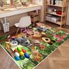 Masha and The Bear Print Rug, Washable Floor Carpet, For Entryway Dorm Laundry Room Office Study, Home Decor Birthday Christmas Gift
