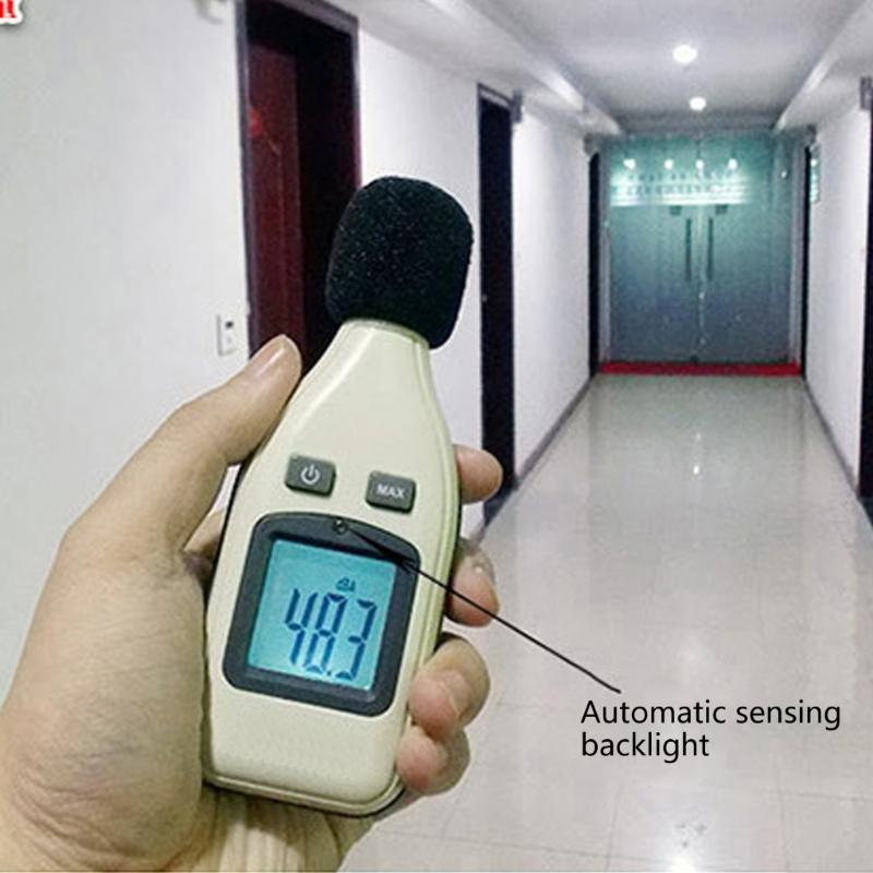 Digital Decibel Meter Sound Level Reader Sound Meter for Accurate Noise Measurement in homes  Office Construction site 