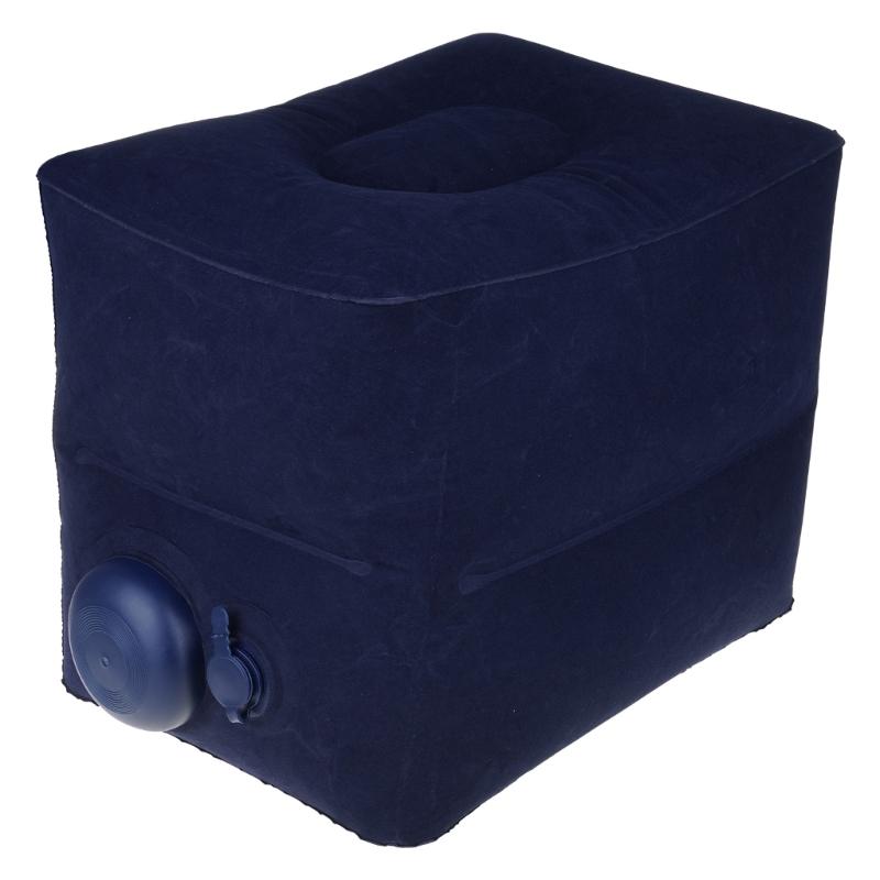 Plushes Flockeds Travel Footrest Cushions for Comfortable Leg Support for Various Transport Modes