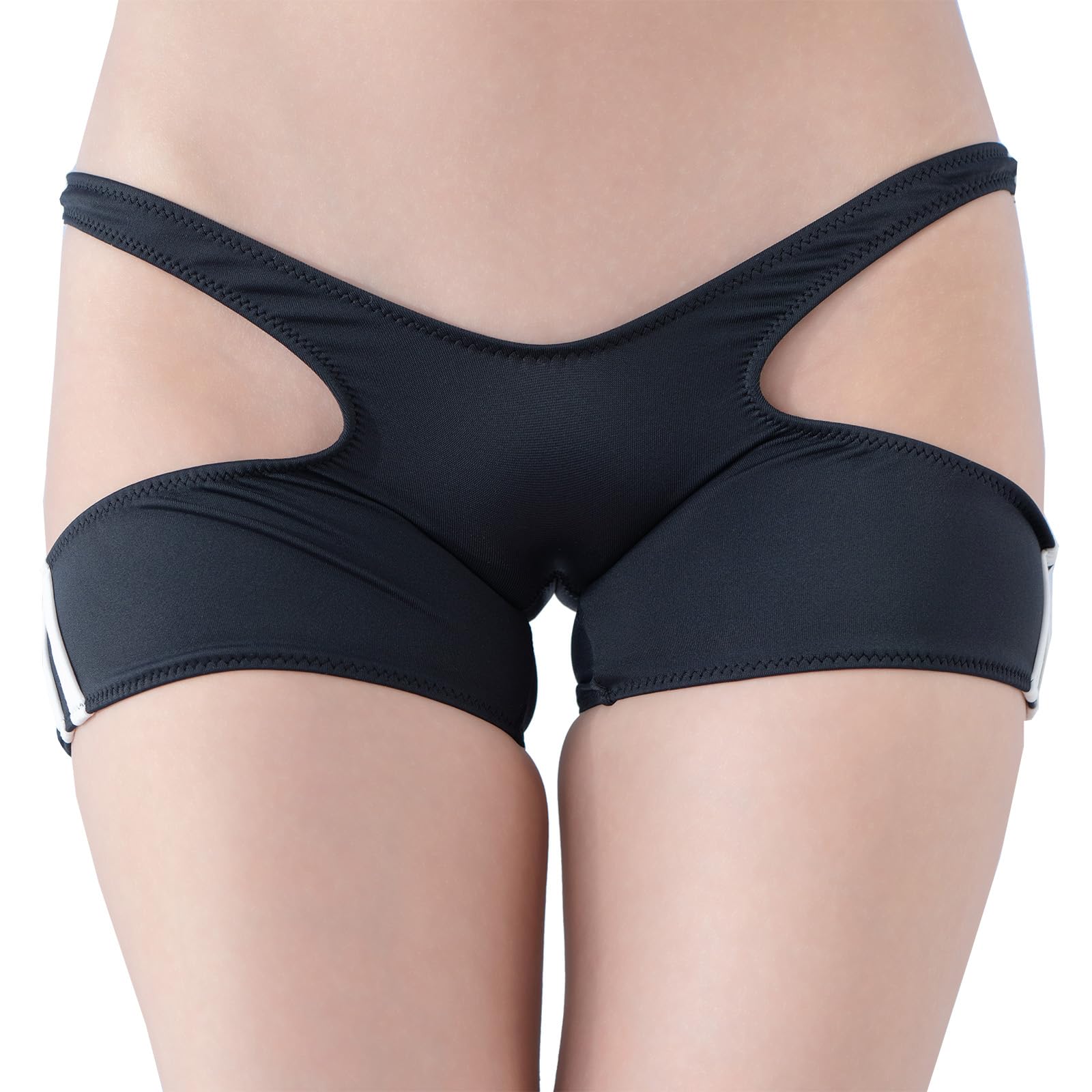 [PredatorRat] Шорты-стринги Predator Rat с полосками Черно-белые полосы