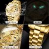 RORIOS Quartz Waterproof Wristwatch with Date and Day Luminous and Simple Design for Business or Perfect Gift Men's Display, Calendar, Lightweight,