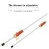 LN191 Cello Endpin Cello Tailrod 4/4 Cello Stands Mahogany + Metal + Rubber Tail Rod Musical Instrument Support Part 19.9in