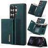 DG.MING-M1 Luxury 2-in-1 Removable Magnetic Flip Premium PU Leather Case Wallet Card Holder Back Cover For Cell Phones