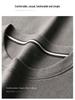 Men's Versatile Stretch Round Neck Base Layer T-shirt for Spring/Autumn