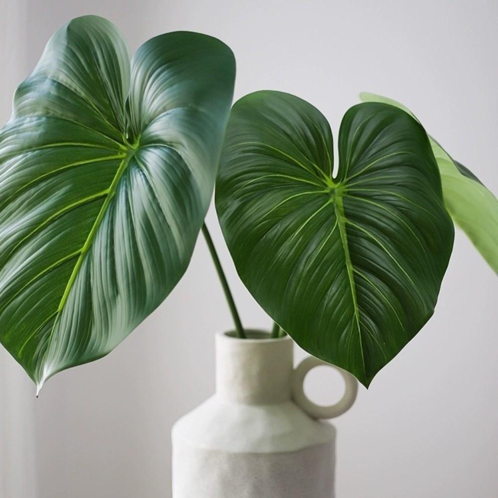 Green Plants Crane King Fern Leaf Lifelike Banana Leaf Faux Plant Wedding Banquets
