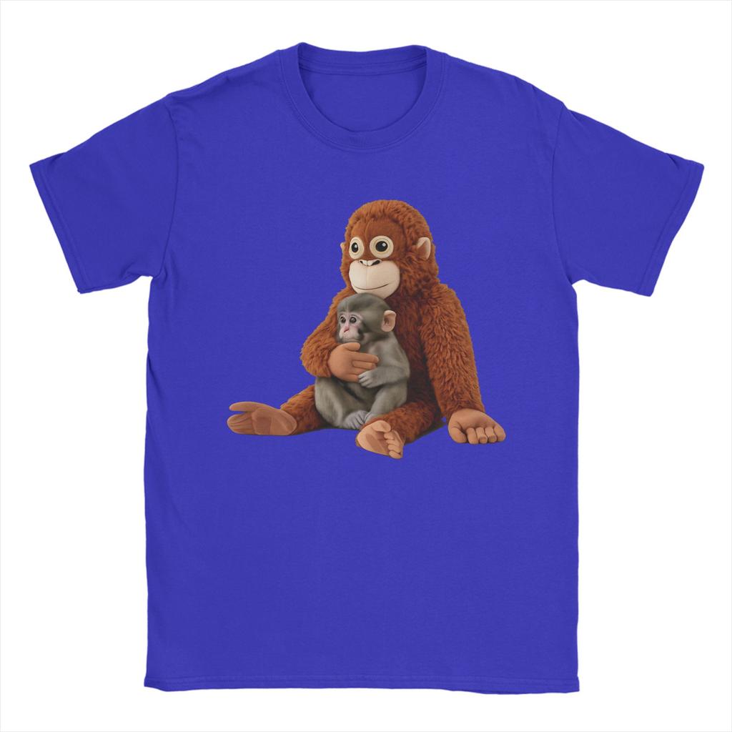 Punch Monkey Lustiges Tier Herren T-Shirt Vintage T-Shirts Kurzarm Rundhals T-Shirts 100% Baumwolle Geschenkidee Kleidung