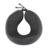 Travel Neck Pillow Airplane Long Flight Plane Memory Foam Adjustable U Shaped Napping Support Dark
