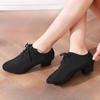 Dames Dansschoenen Zwart Moderne Stijldans Salsa Schoenen Volwassen Tango en Stijldans Sneakers
