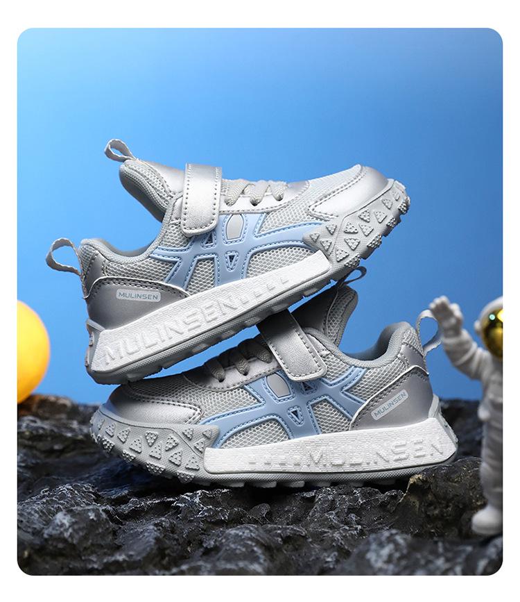 2026 Spring/Autumn Lightweight Girls' Mesh Breathable Running Shoes for Medium and Large Children