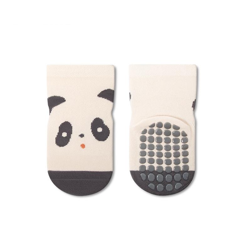 Fashion Baby Floor Socks Cute Animal Design Non-Slip Newborn Floor Socks For Girls Boys Soft Cotton Toddler Short Tube Socks For Kids