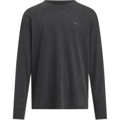 Schweres Langarm-T-Shirt mit Rundhalsausschnitt für Herren Tops 6007948-001