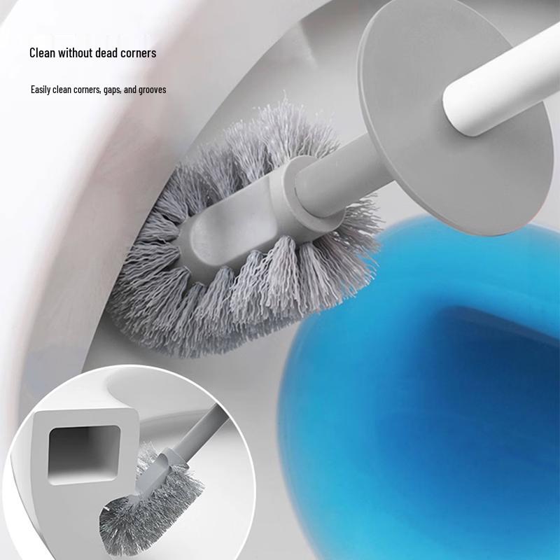 Anti-Splash Toilet Brush with Base