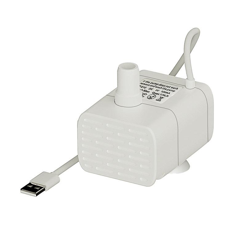 Anti-Trockenlauf Haustier-Trinkbrunnen mit Licht - 5V1A DC-Pumpe für Katzen